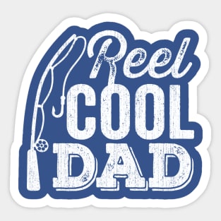 Reel Cool Dad Sticker